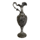 Ewer, Mauro Manetti art foundry, floral embossed decoration and bird's head handle