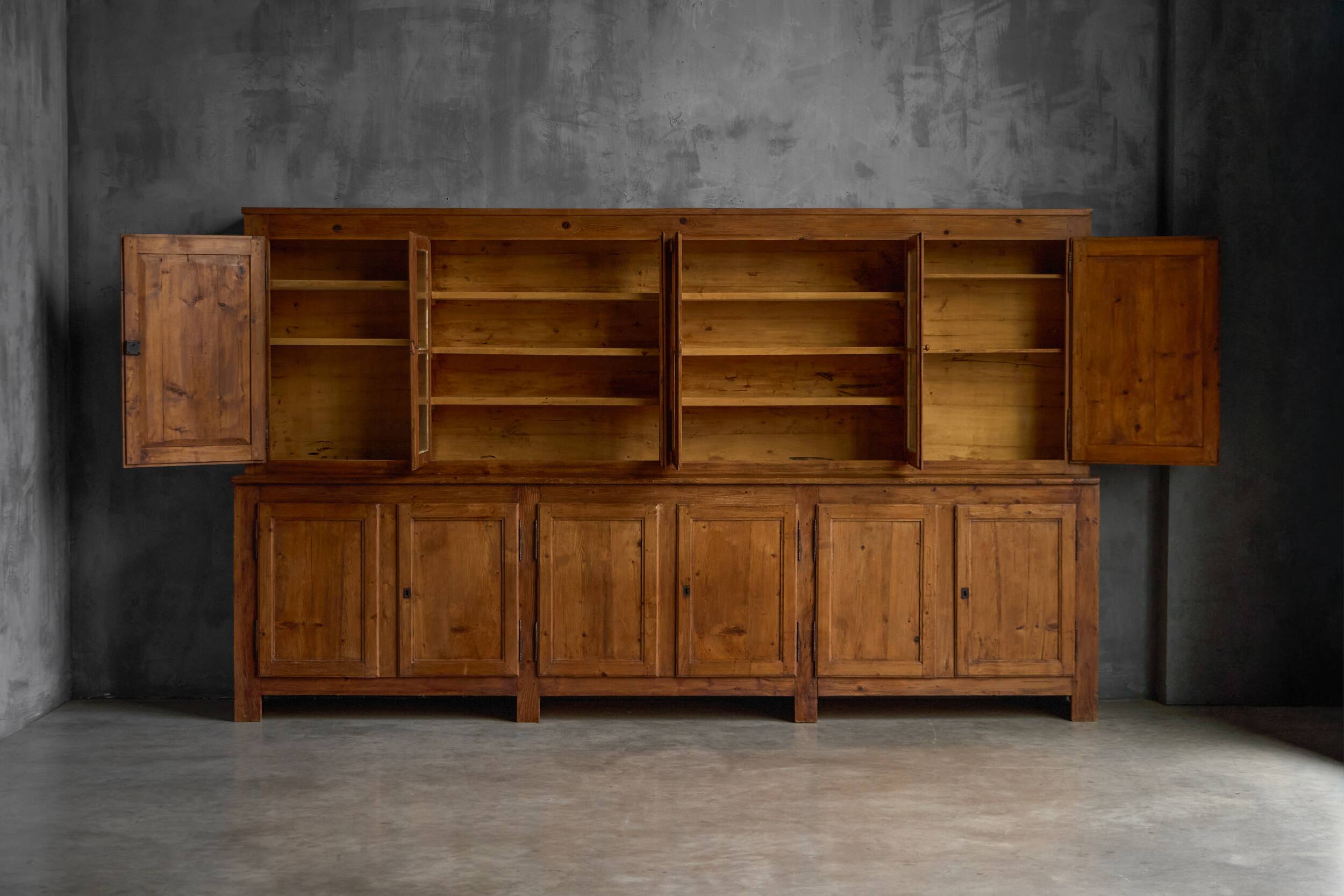 Rustic Art Populaire hutch, France, late 19th century