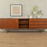 60s Sideboard with Drawers, Bauhaus Style