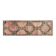 Vintage Turkish hallway rug handmade in orange-brown wool 93x291.