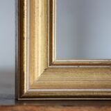 Moulded gilded wood frame