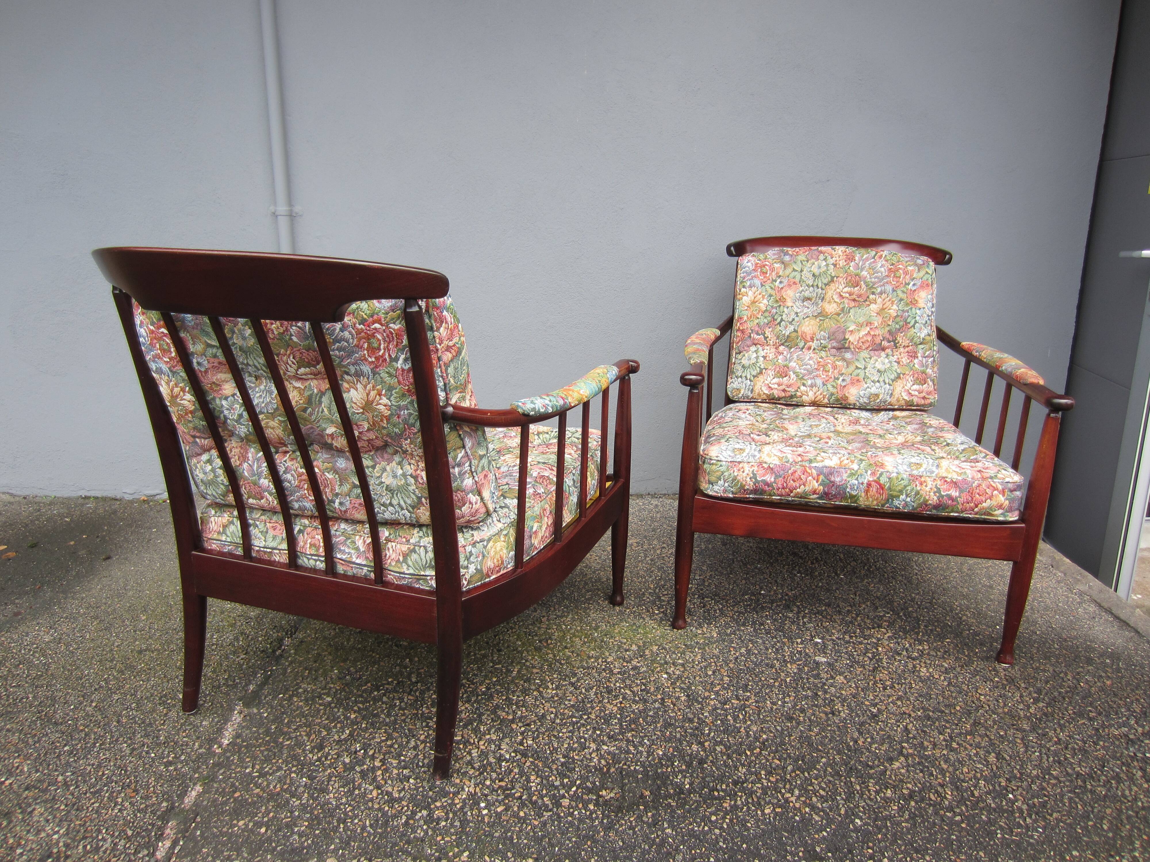 Scandinavian Skrindan armchairs by Kerstin Hörlin-Holmquist for OPE Möbler