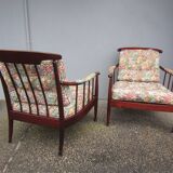 Scandinavian Skrindan armchairs by Kerstin Hörlin-Holmquist for OPE Möbler