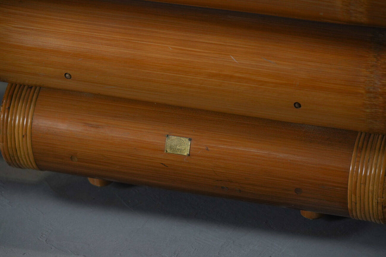 Vintage bamboo bedframe, Asia 1990s