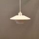 Small hanging lamp in a beautiful white color, produced by Super-Light Denmark.