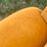 Vintage velvet bench