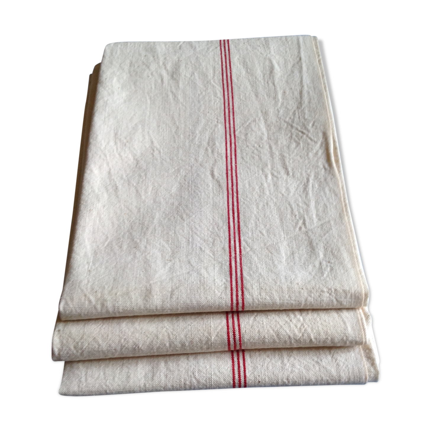 Lot of 3 old but new tea towels