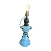 Lampe de table art nouveau opaline émaillée