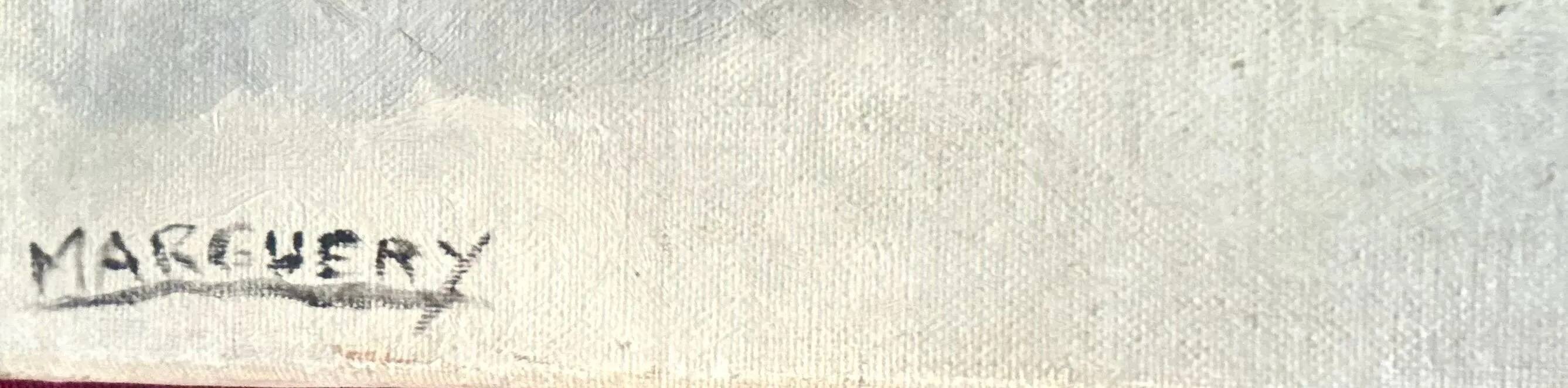 Mid Century Parisian Sacré-Coeur De Montmartre Signed Original Painting