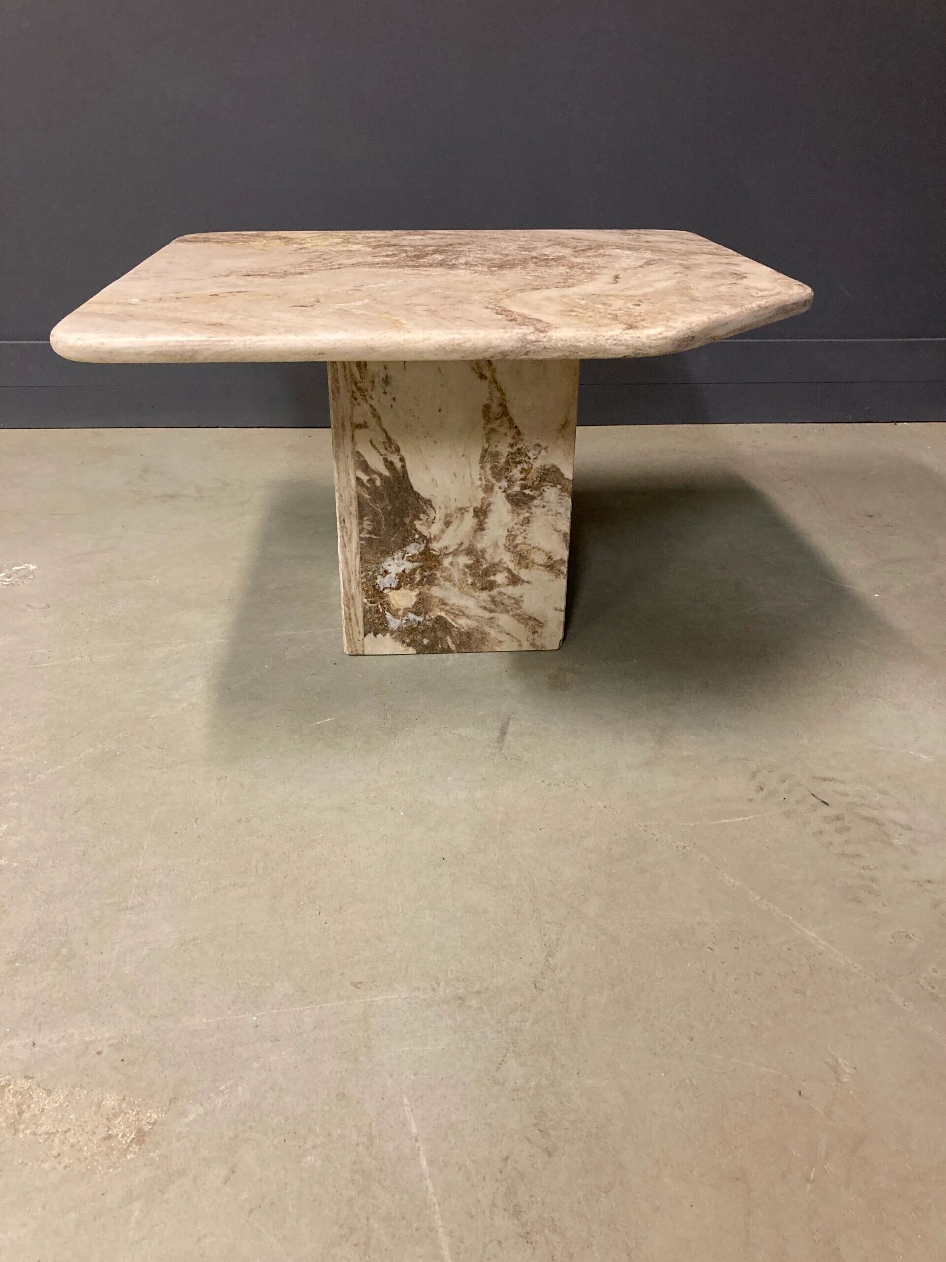 Vintage marble coffee/side table 1970s