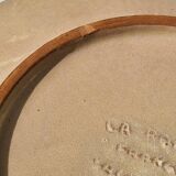 Two large dinner plates la roue vallauris