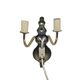 Two-armed wall lamp, Sweden, 1970s