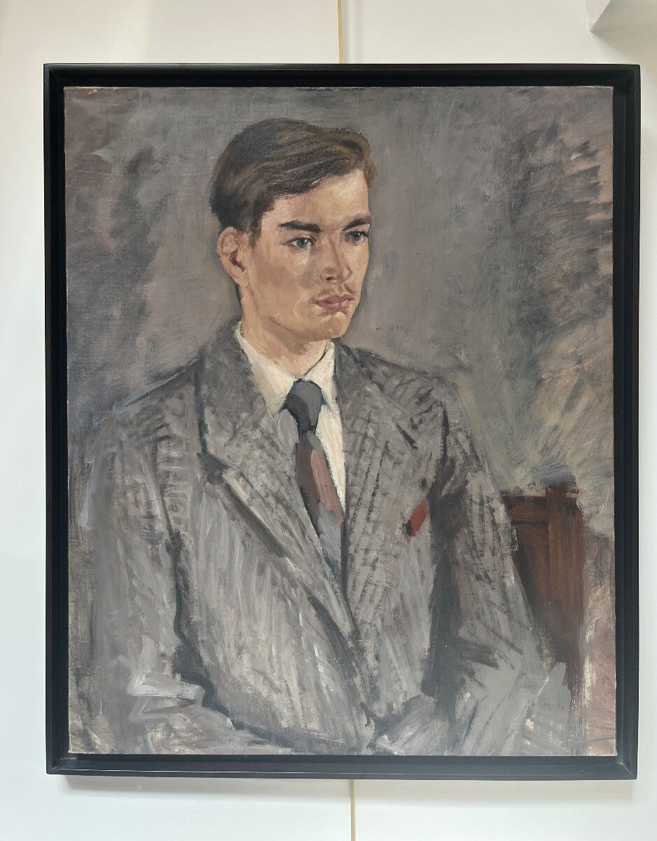 Portrait of a Young Man, oil on canvas signed