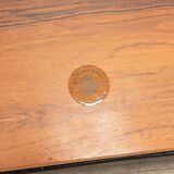 Eames lounge chair in black leather, around 1980