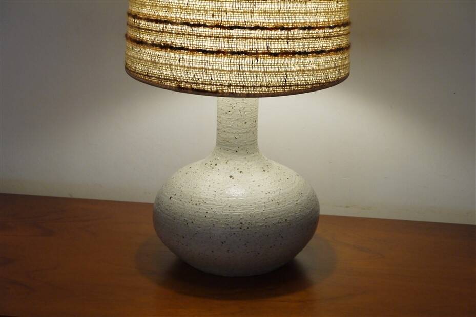 Vintage stoneware lamp