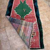 Unique Moroccan rug - Vintage Art Deco rug - Boucharouit rug