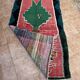 Unique Moroccan rug - Vintage Art Deco rug - Boucharouit rug