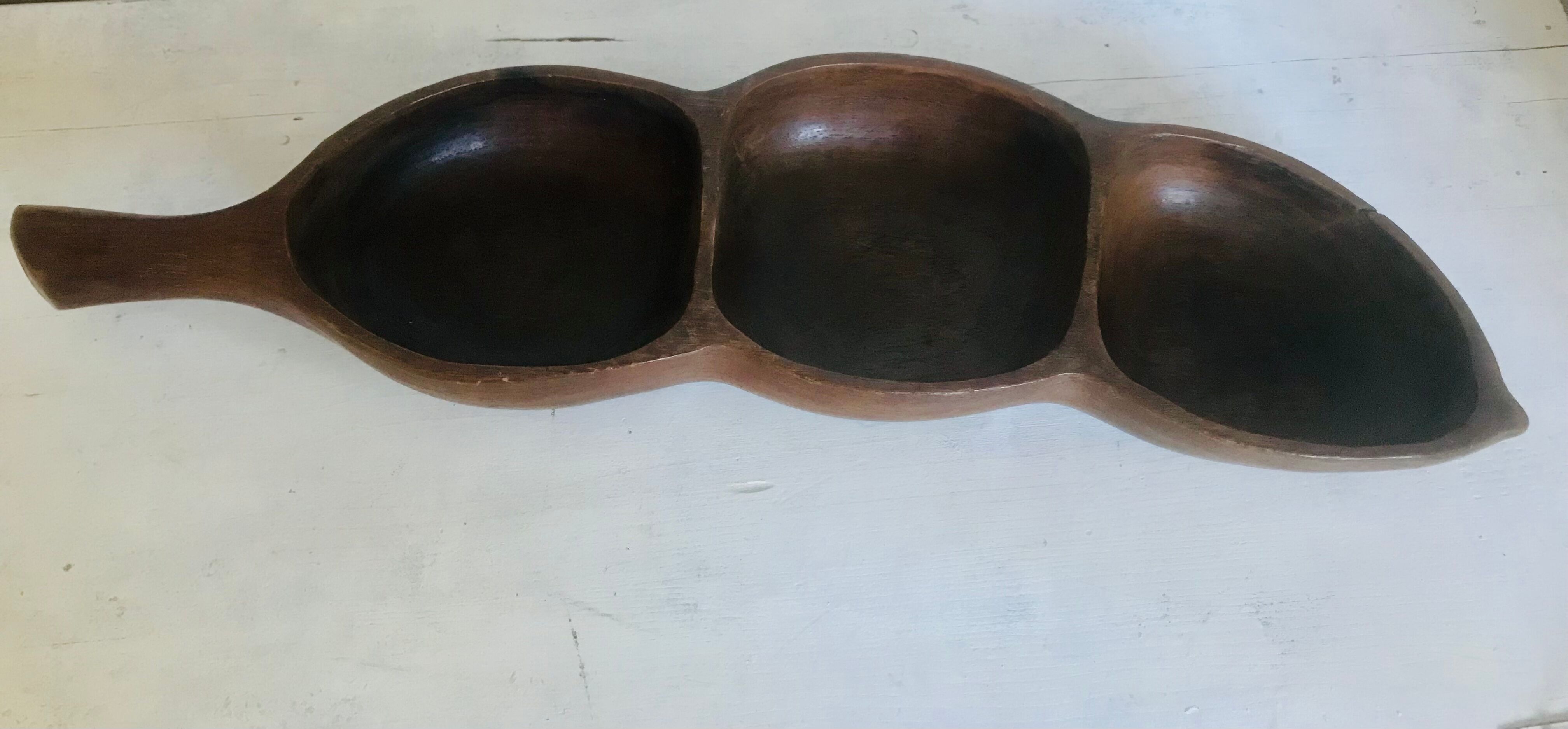 Vintage wooden pocket drain