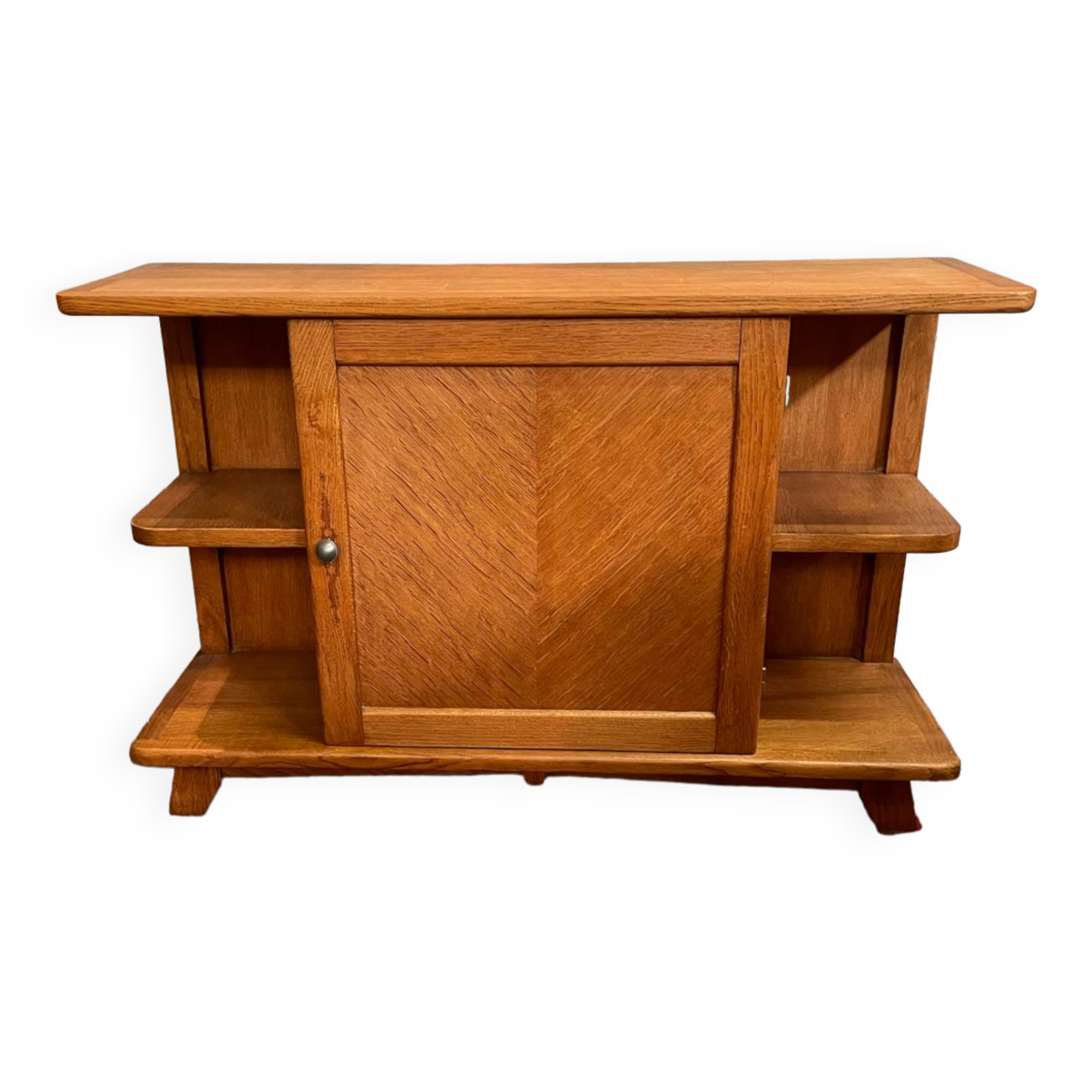 Vintage TV side stand with compass legs ep 60