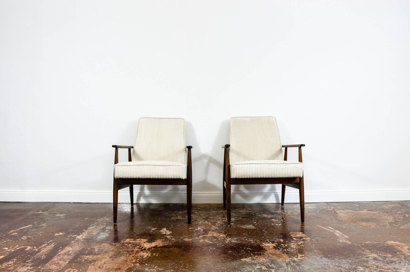 Customizable Pair Of Mid Century Armchairs, 1960's