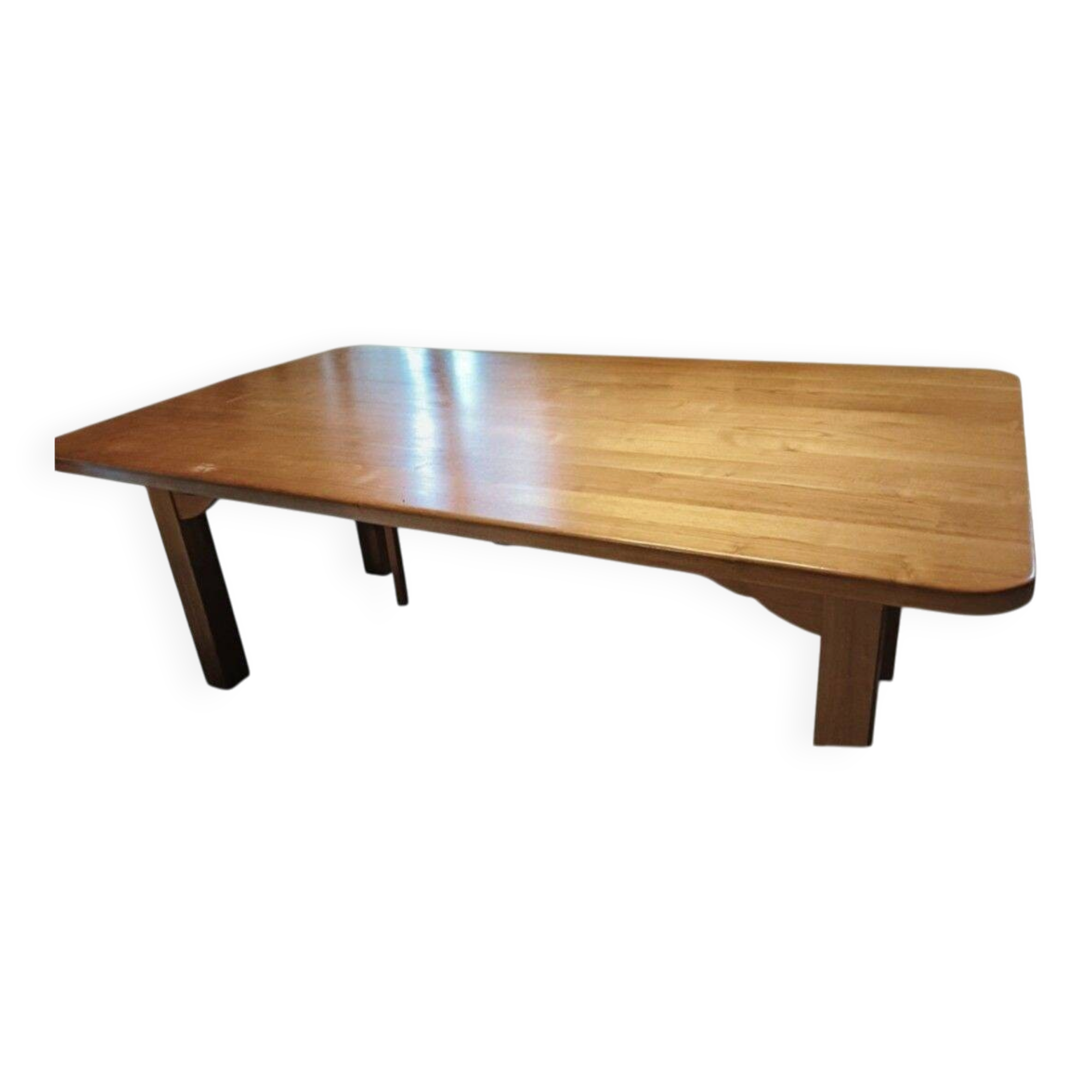Table à manger exceptionnelle en chêne massif 220x120x78 cm