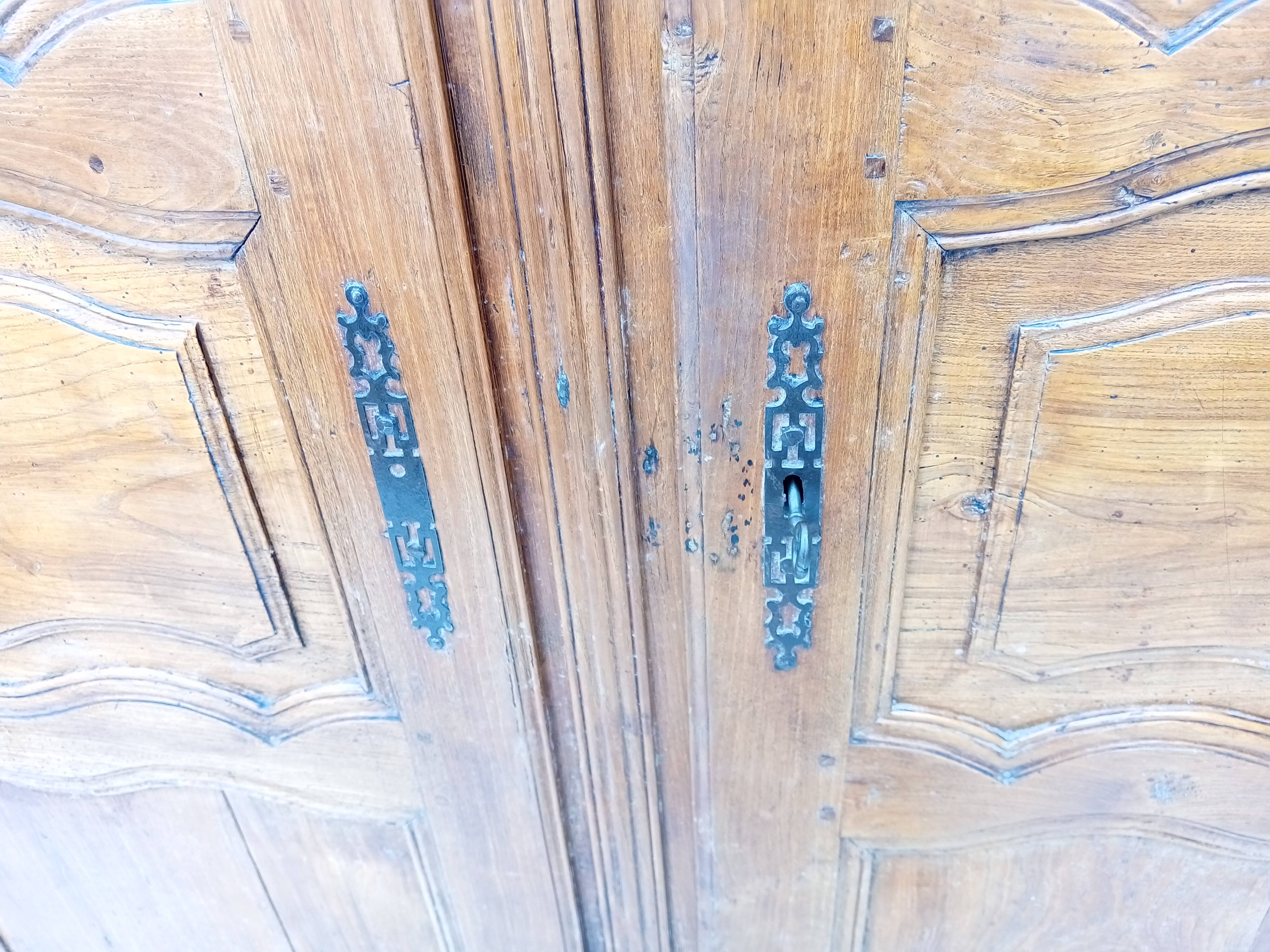 Pair of solid oak doors