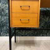Vintage light oak desk 50s/60s