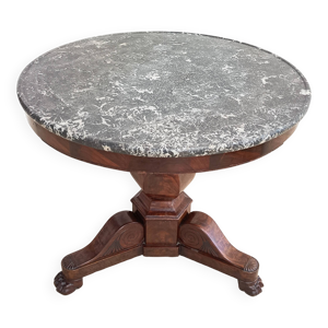 Guéridon empire en acajou