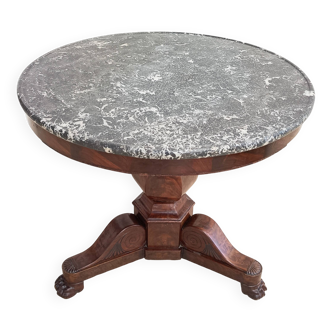 Empire-style mahogany gueridon