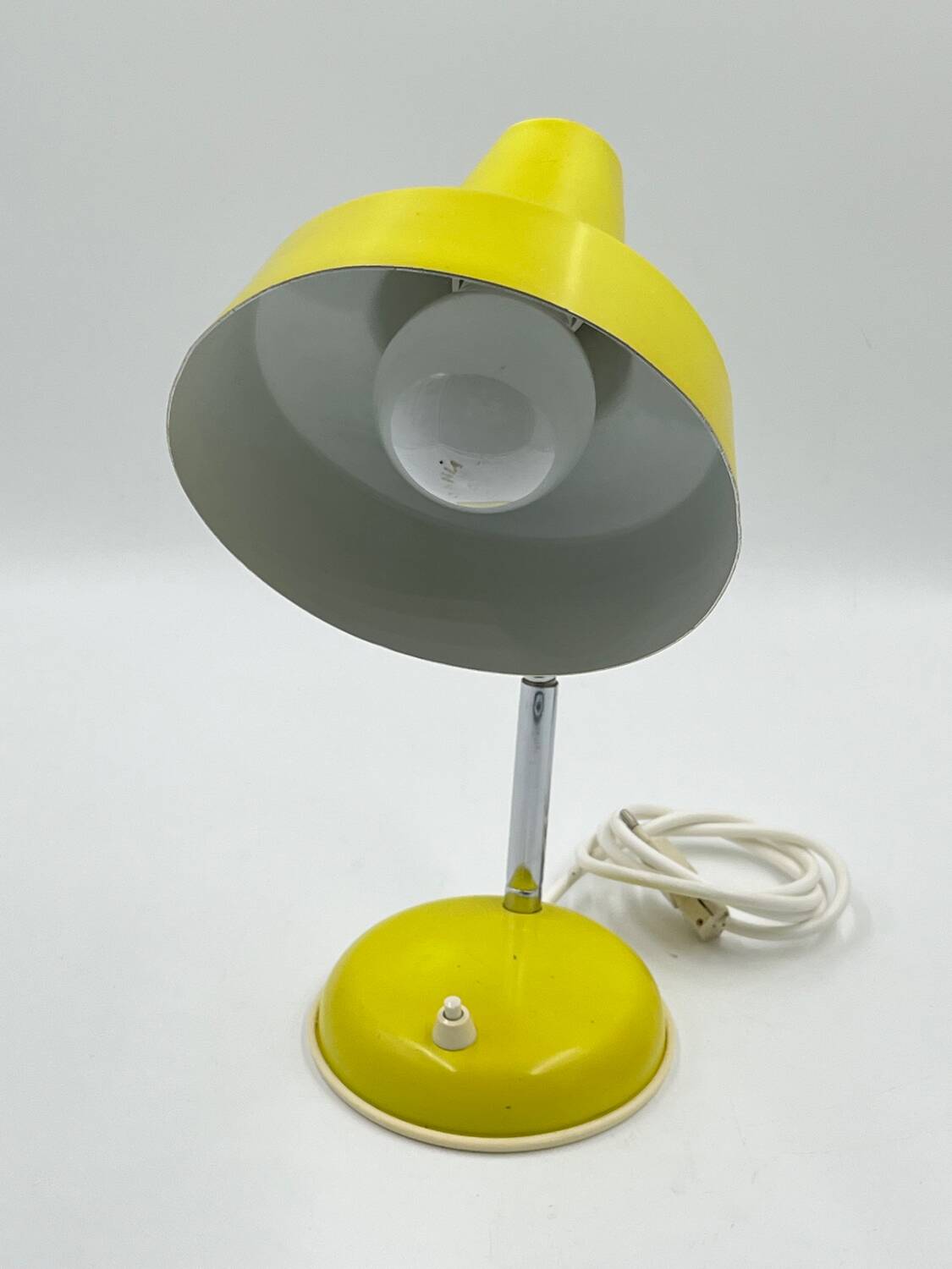 Vintage yellow desk lamp