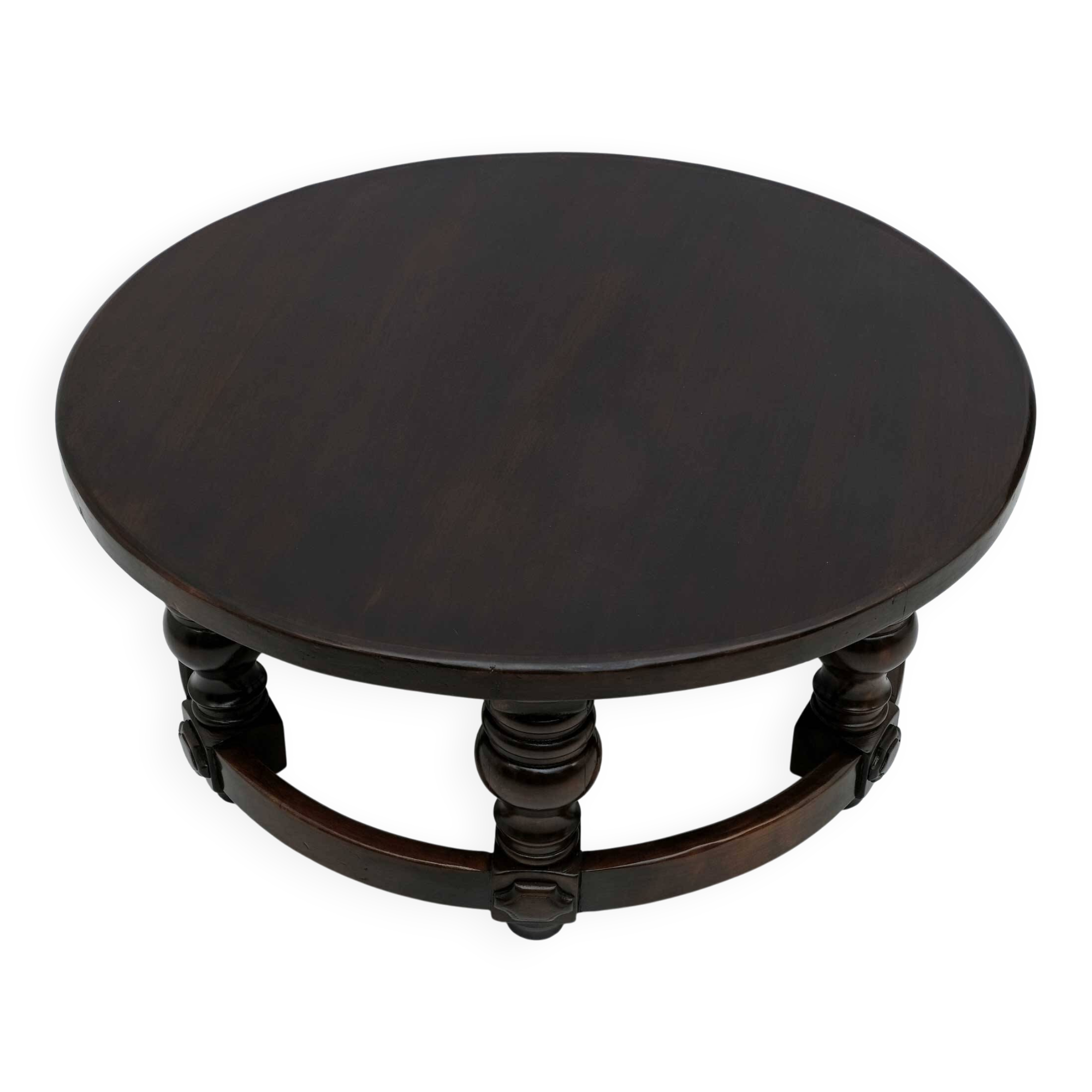 20th Century Louis XIII Style Walnut Coffee Table