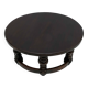 Table basse en noyer de style Louis XIII du XXe siècle