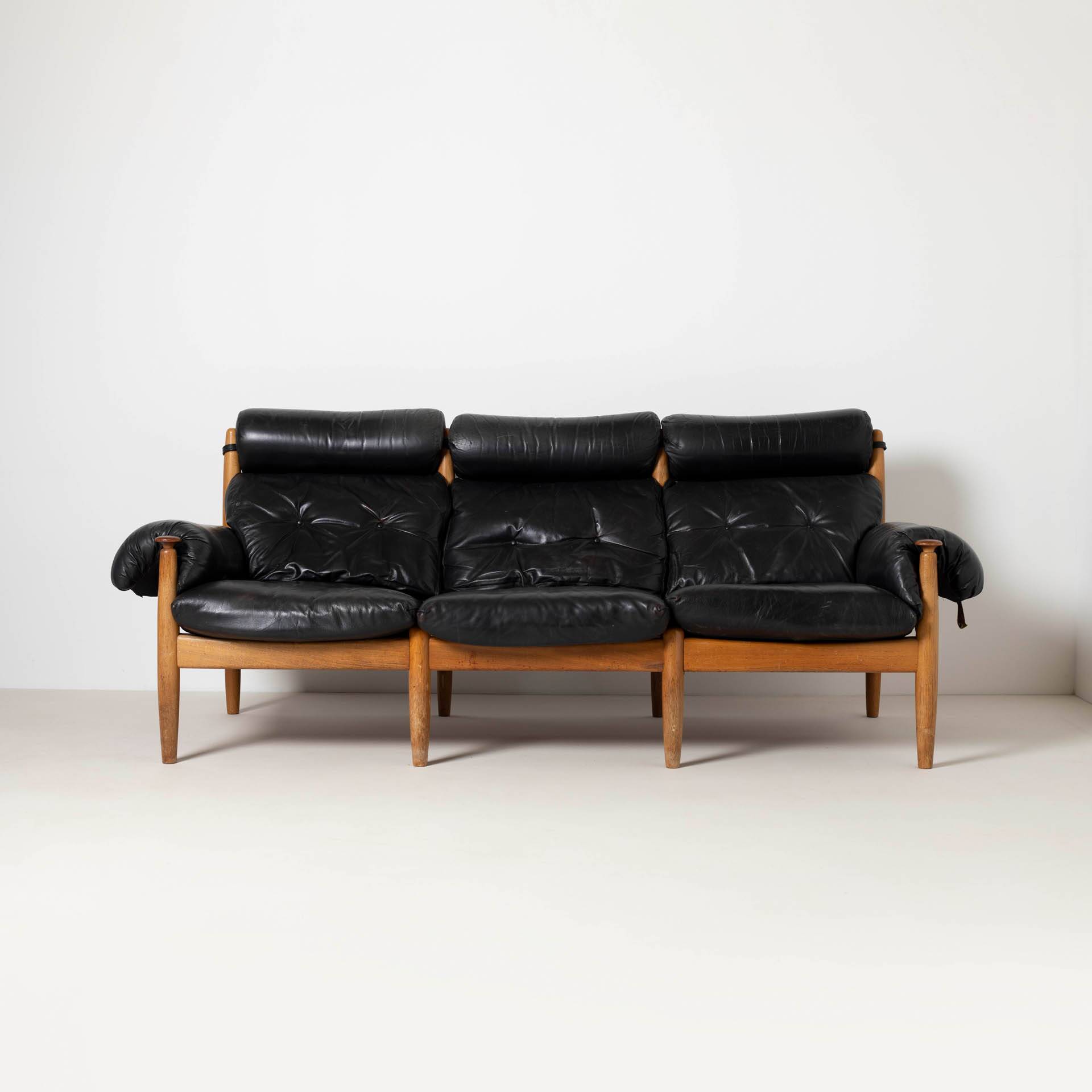Brazilian style Three-Seater Sofa by Eric Merthen for Ire Möbler, Sweden, 1