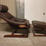 Mid-Century design Kroken leather armchair