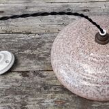 Pink Clichy glass suspension