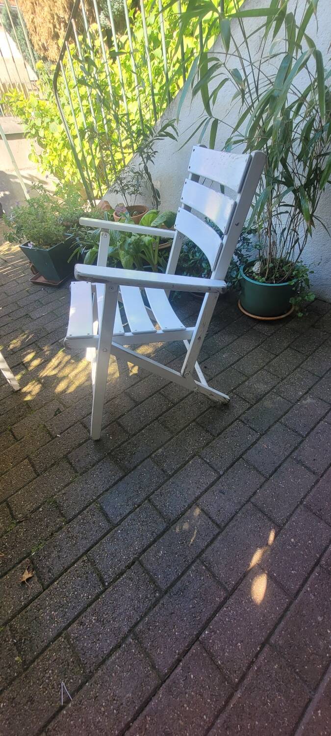 70s wooden garden furniture