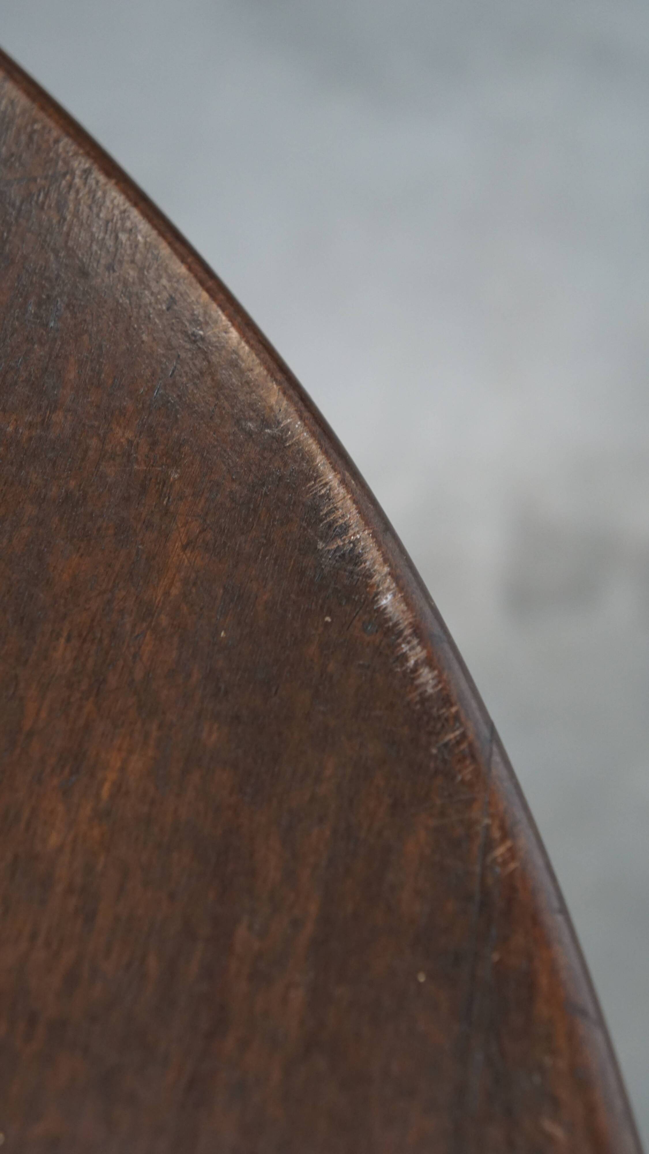 Table pivotante et inclinable en forme de cage à oiseaux, style anglais, du XVIIIe siècle