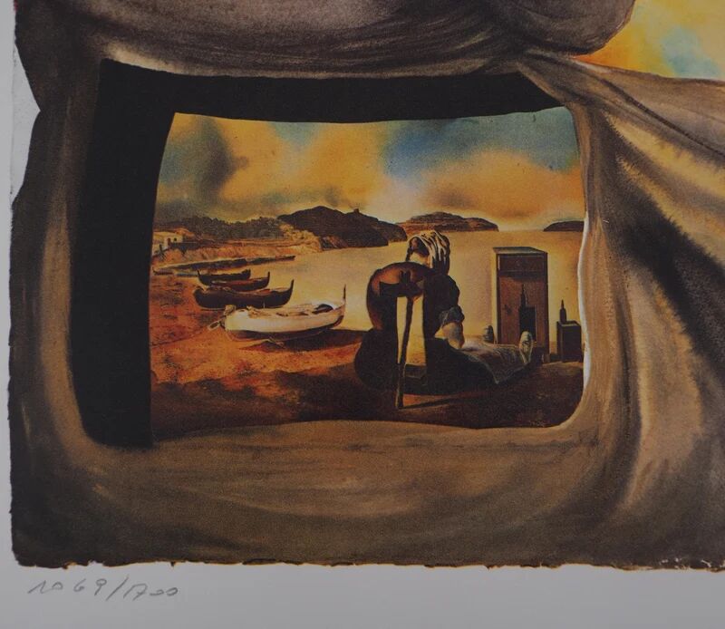 Salvador Dali: Normandy, SNCF (Butterfly Suite small model), original signed lithograph