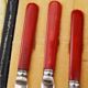 Art Deco Silver Plated Cased Butter or Breakfast Knifes
