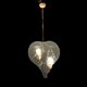 Italian hanging lamp in Etched Glass by Pietro Chiesa
