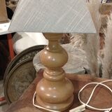 Wooden turned lamp