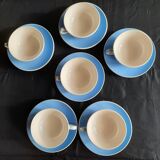 6 cups and under cups Villeroy and Boch from Mettlach