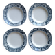 4 large Victoria Maestricht plates