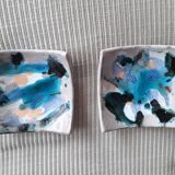 1 set of 2 Corsican ceramic pocket emptiers