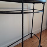 Half-moon console