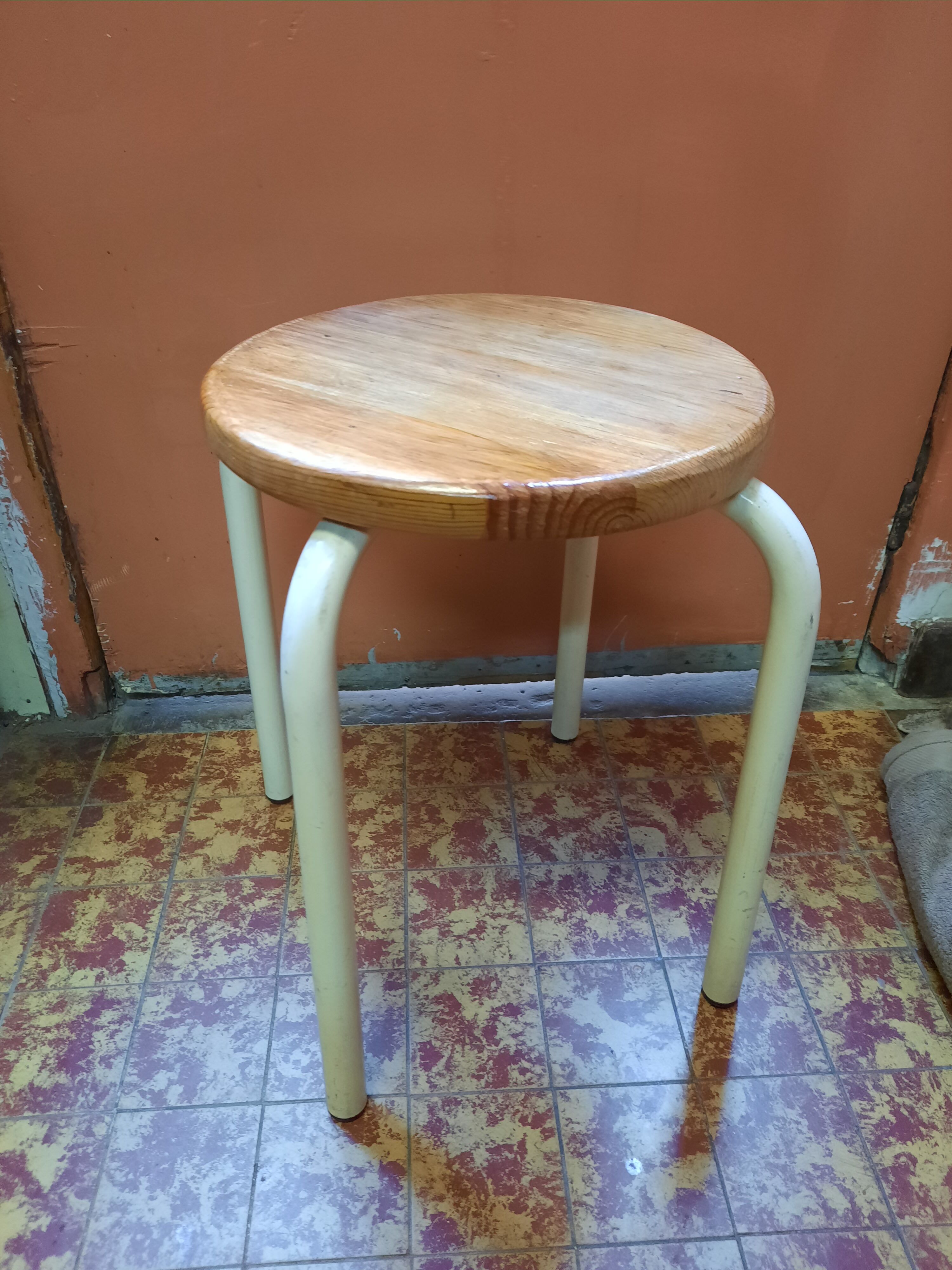 Industrial style stool