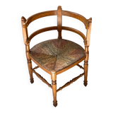 Corner chair "fireside"