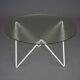 Table basse ronde minimaliste hollandaise. Années 1950