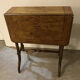 Napoleon iii walnut shutter table with marquetry villa massena nineteenth era