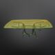 Abstract wrought iron and ice glass coffee table, Germany 1970s